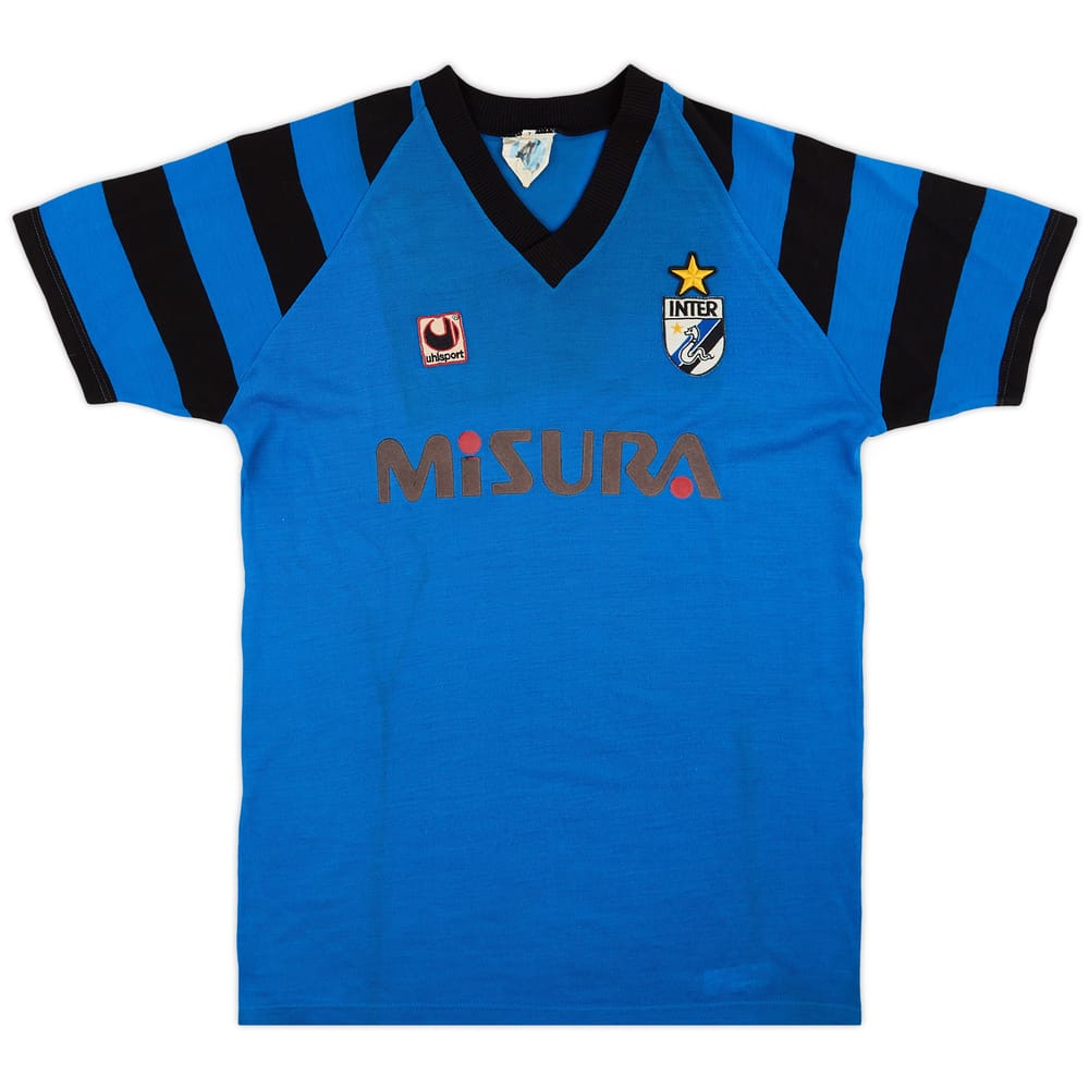 1990-91 Inter Milan Uhlsport Training Shirt - 7/10 - (L)