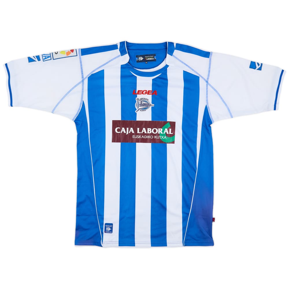 2009-10 Alaves Home Shirt - 7/10 - (XXL)