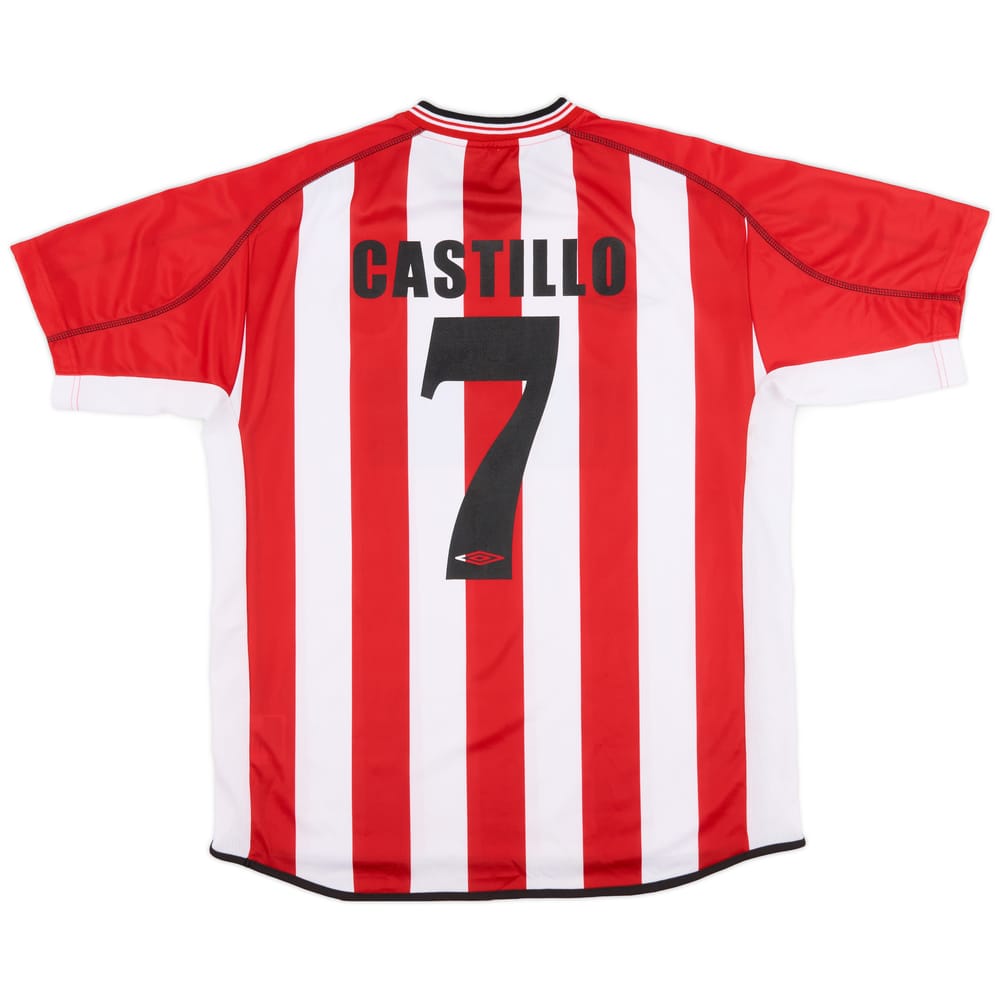 2002-03 Olympiakos Home Shirt Castillo #7 - 7/10