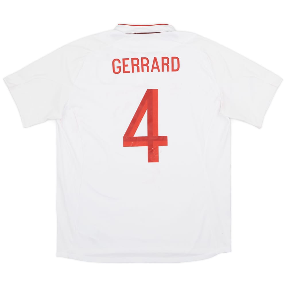 2012-13 England Home Shirt Gerrard #4 - 4/10 - (XXL)