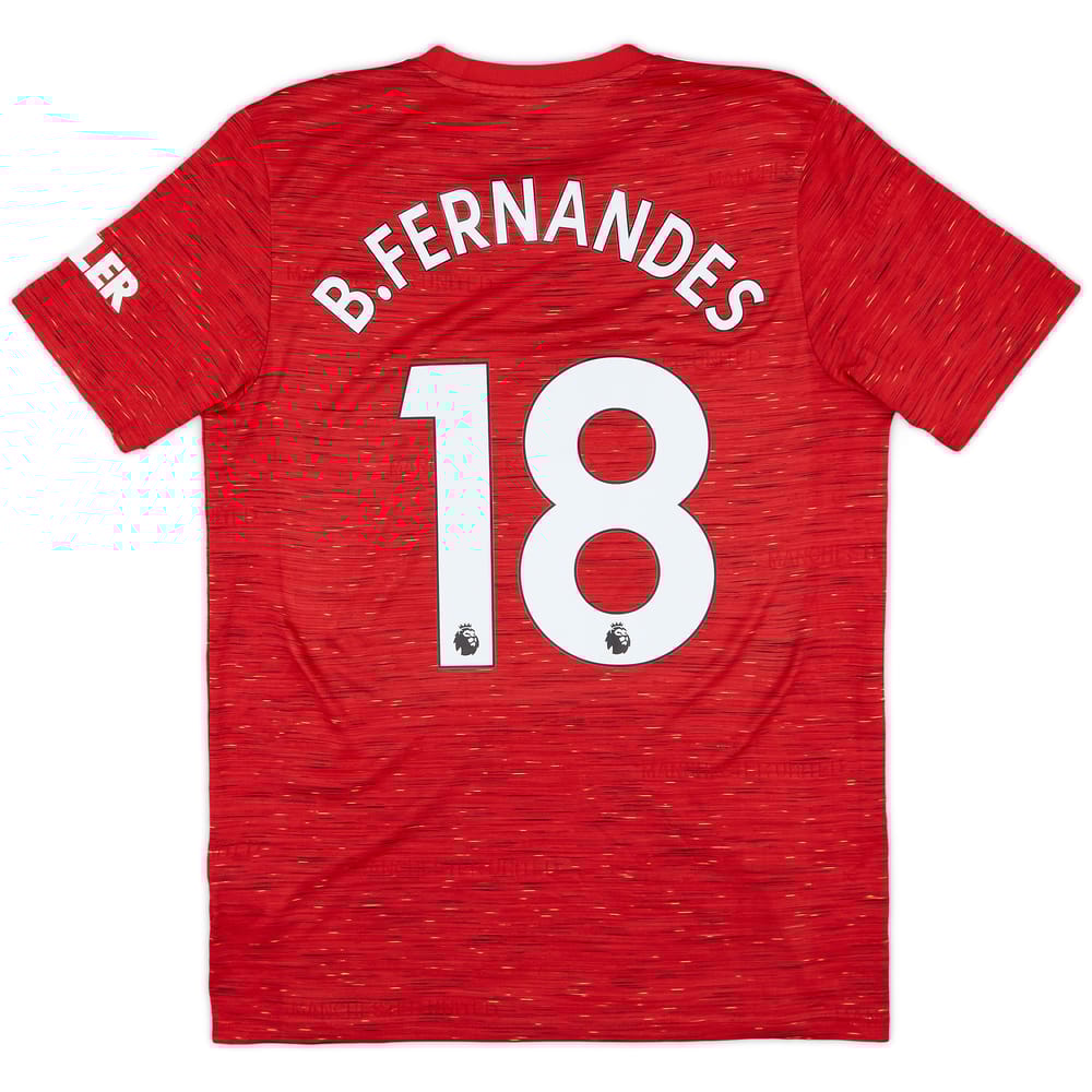 2020-21 Manchester United Home Shirt B.Fernandes #18 - 10/10 - (M)