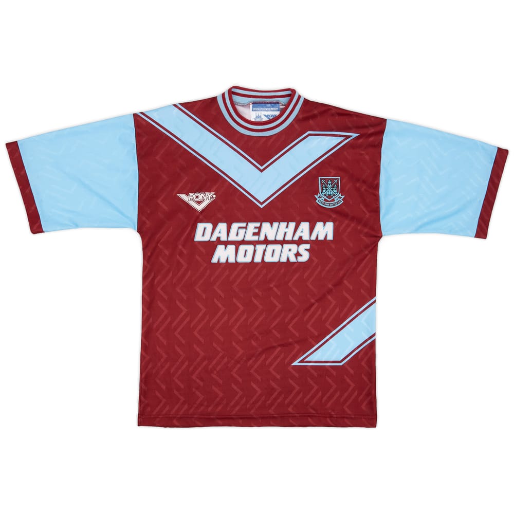 1993-95 West Ham Home Shirt - 8/10 - (M)
