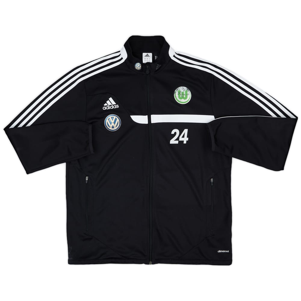 2013-14 Wolfsburg adidas Player Issue Track Jacket #24 - 5/10 - (L)