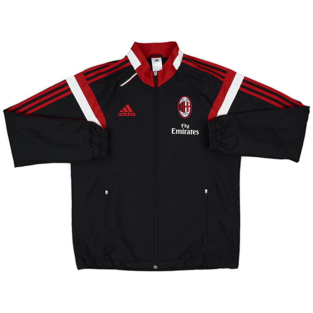 2014-15 AC Milan adidas Track Jacket - 9/10 - (M)