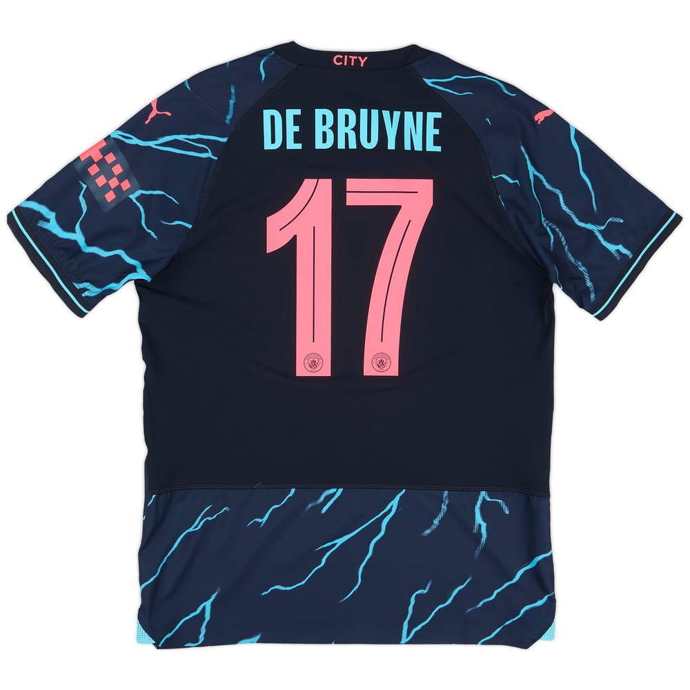 2023-24 Manchester City Player Issue Third European Shirt De Bruyne #17