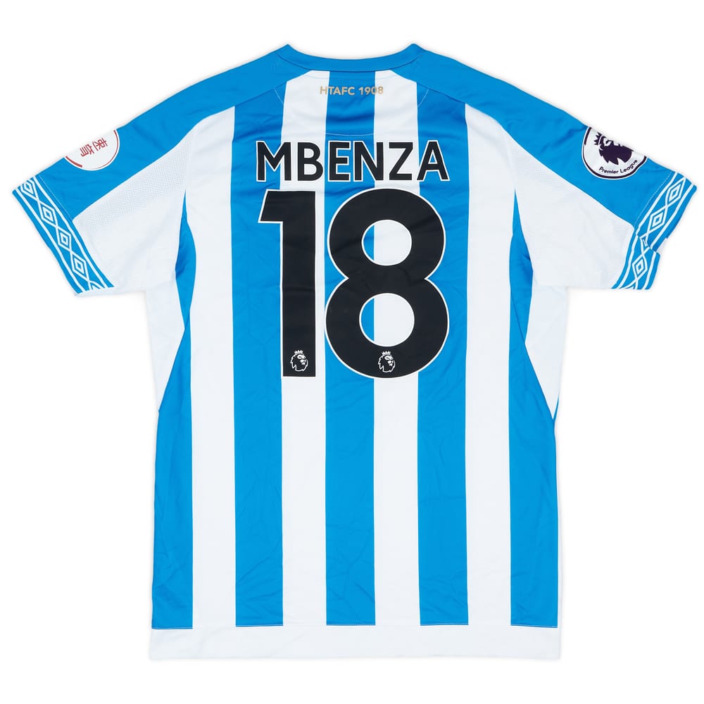 2018-19 Huddersfield Match Issue Home Shirt Mbenza #18