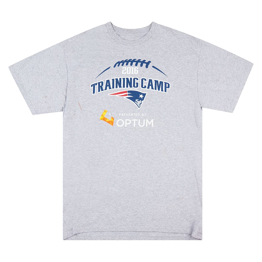 2016 New England Patriots Training Camp Majestic Tee L