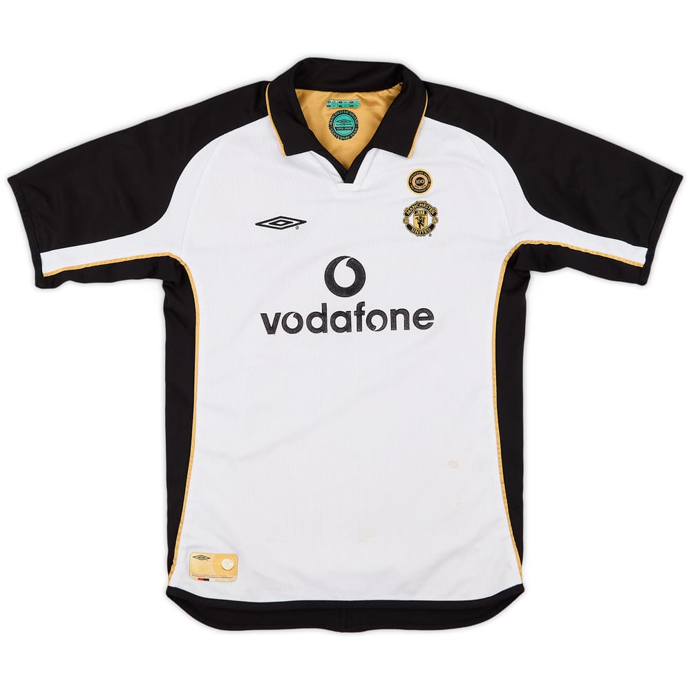2001-02 Manchester United Centenary Away/Third Shirt - 5/10 - (L.Boys)