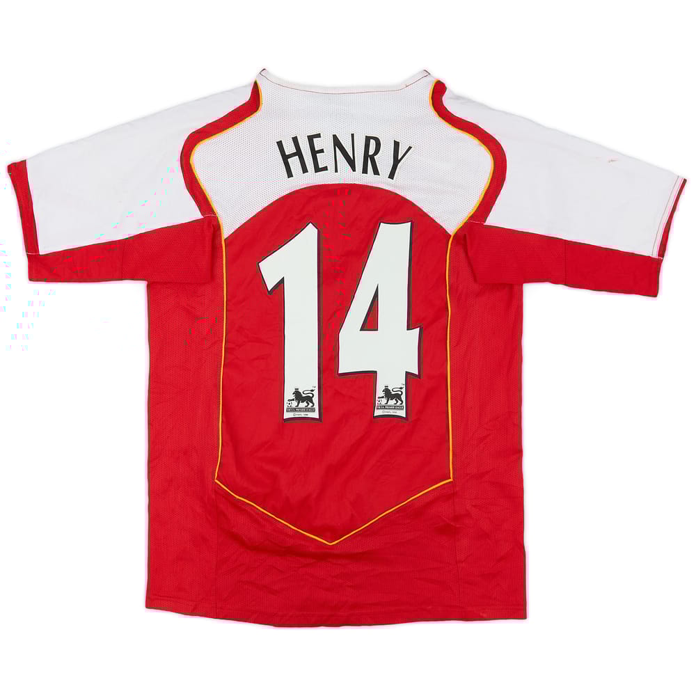 2004-05 Arsenal Home Shirt Henry #14 - 5/10 - (L.Boys)