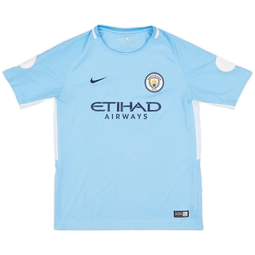 2017-18 Manchester City Home Shirt - 5/10 - (XL.Boys)