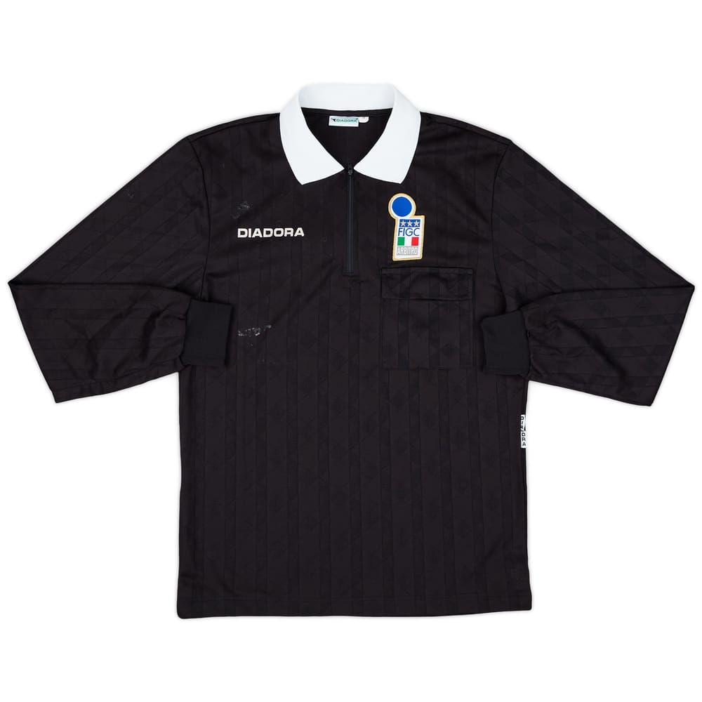 1994 Italy Diadora Referee L/S Shirt - 7/10 - (M)