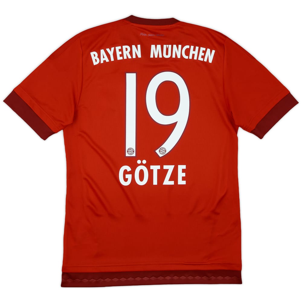 2015-16 Bayern Munich Home Shirt Gotze #19 - 8/10 - (S)