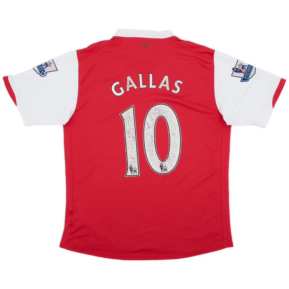 2006-08 Arsenal Home Shirt Gallas #10 - 4/10 - (M)
