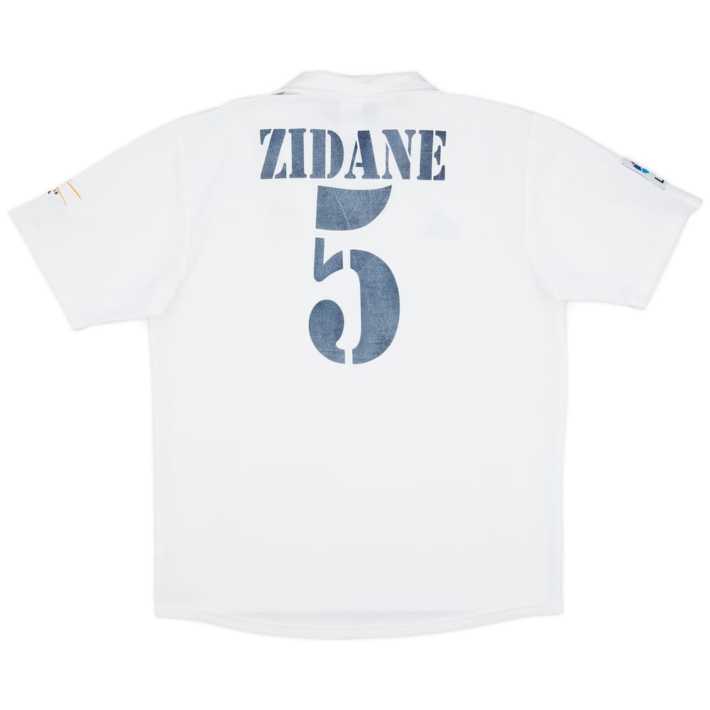 2002-03 Real Madrid Centenary Home Shirt Zidane #5 - 4/10 - (L)