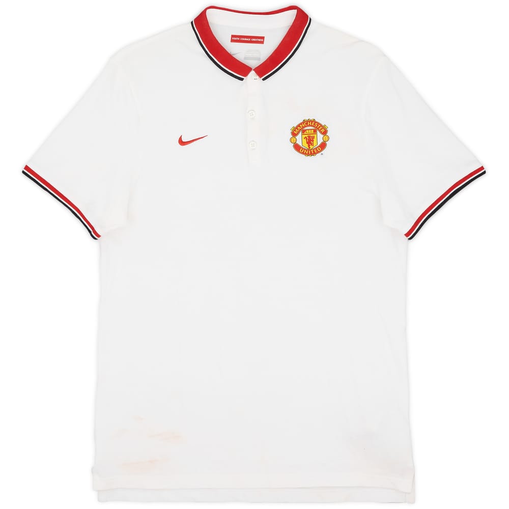 2015-16 Manchester United Nike Polo Shirt - 7/10 - (L)