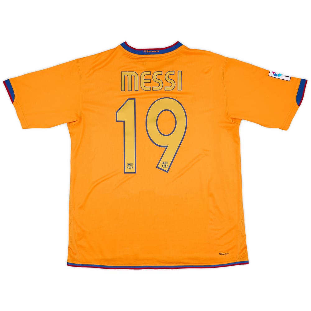 2006-08 Barcelona Away Shirt Messi #19 - 8/10 - (L)