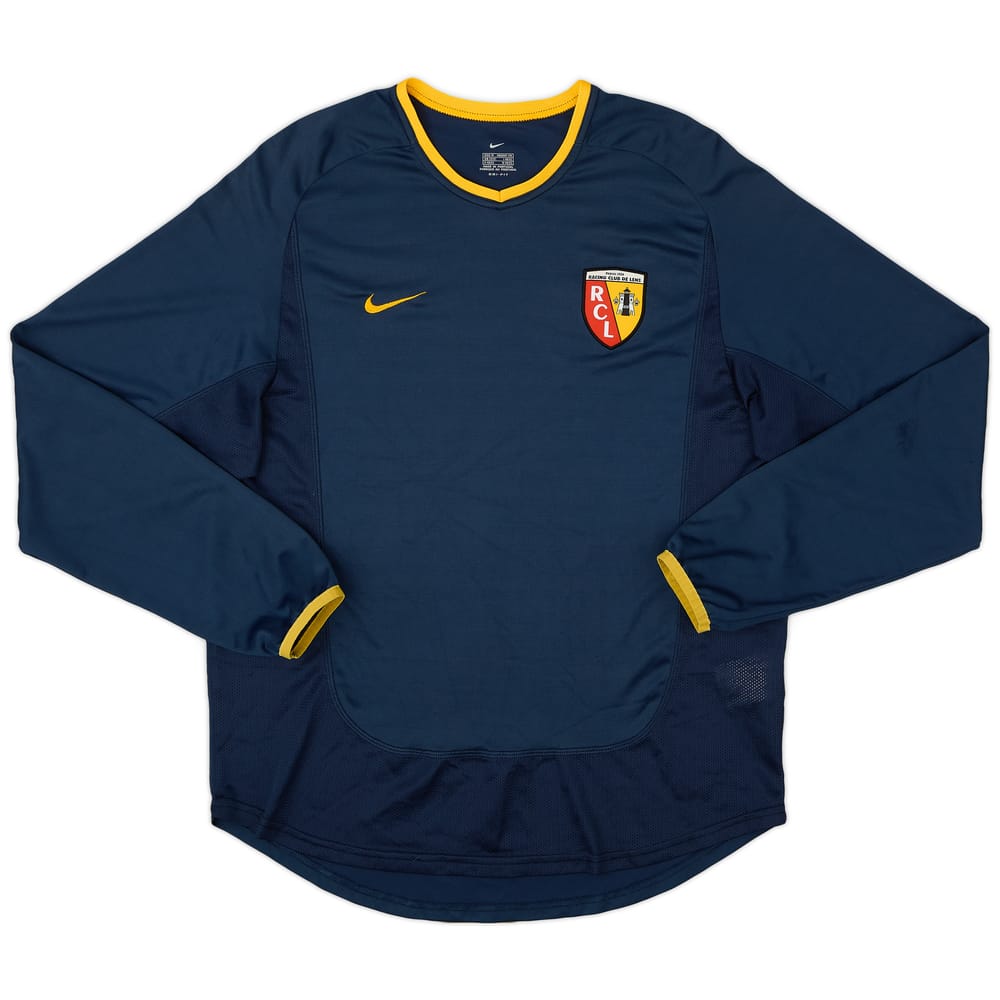 2003-04 RC Lens Away L/S Shirt - 9/10 - (M)