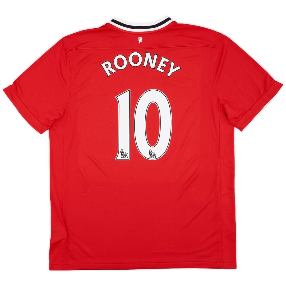 2011-12 Manchester United Home Shirt Rooney #10 (XL)