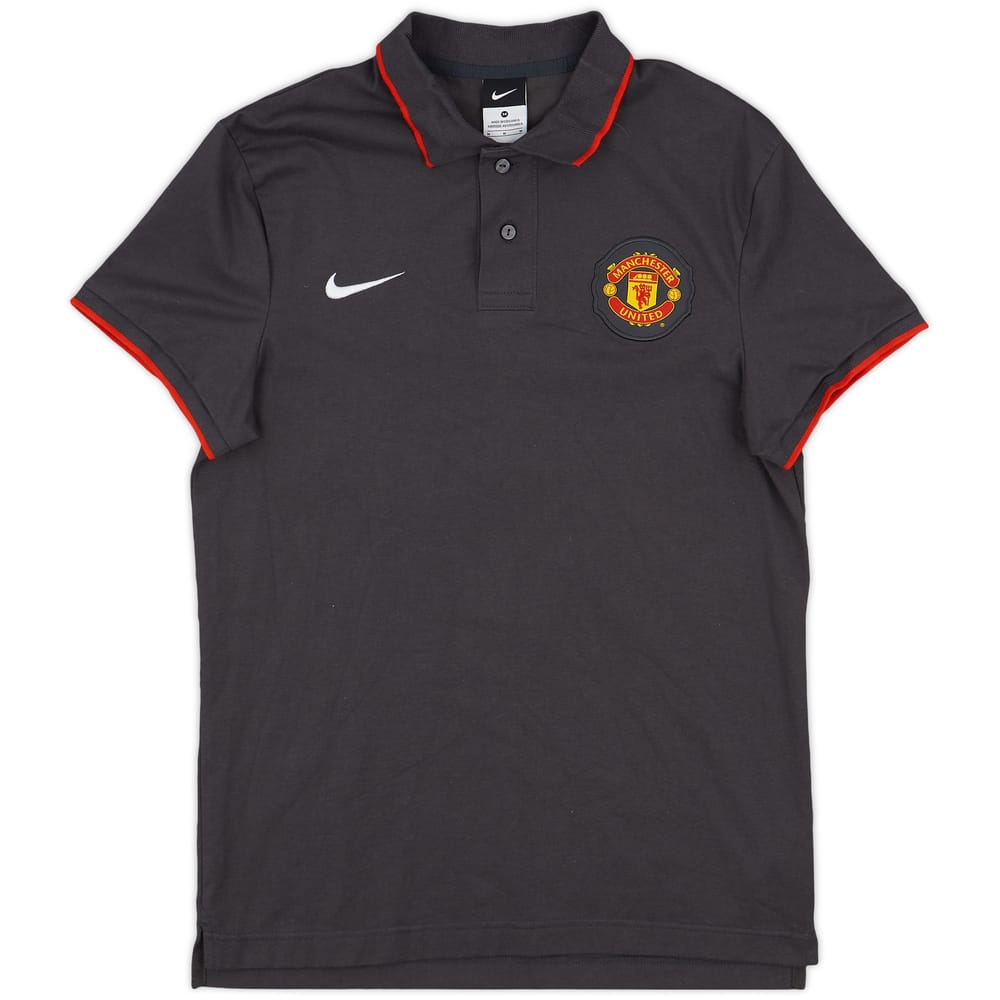 2010-11 Manchester United Nike Polo Shirt - 9/10 - (M)