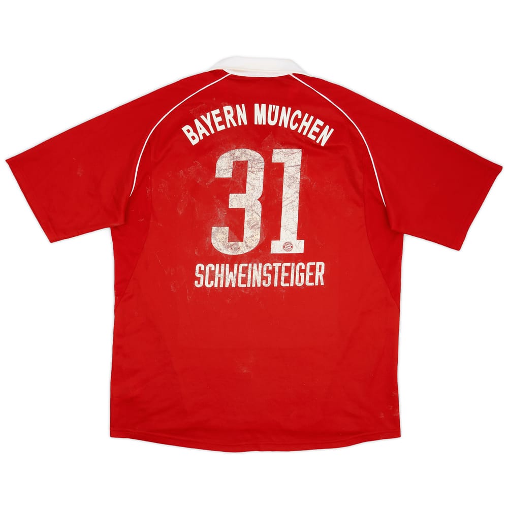 2005-06 Bayern Munich Home Shirt Schweinsteiger #31 - 4/10 - (XL)