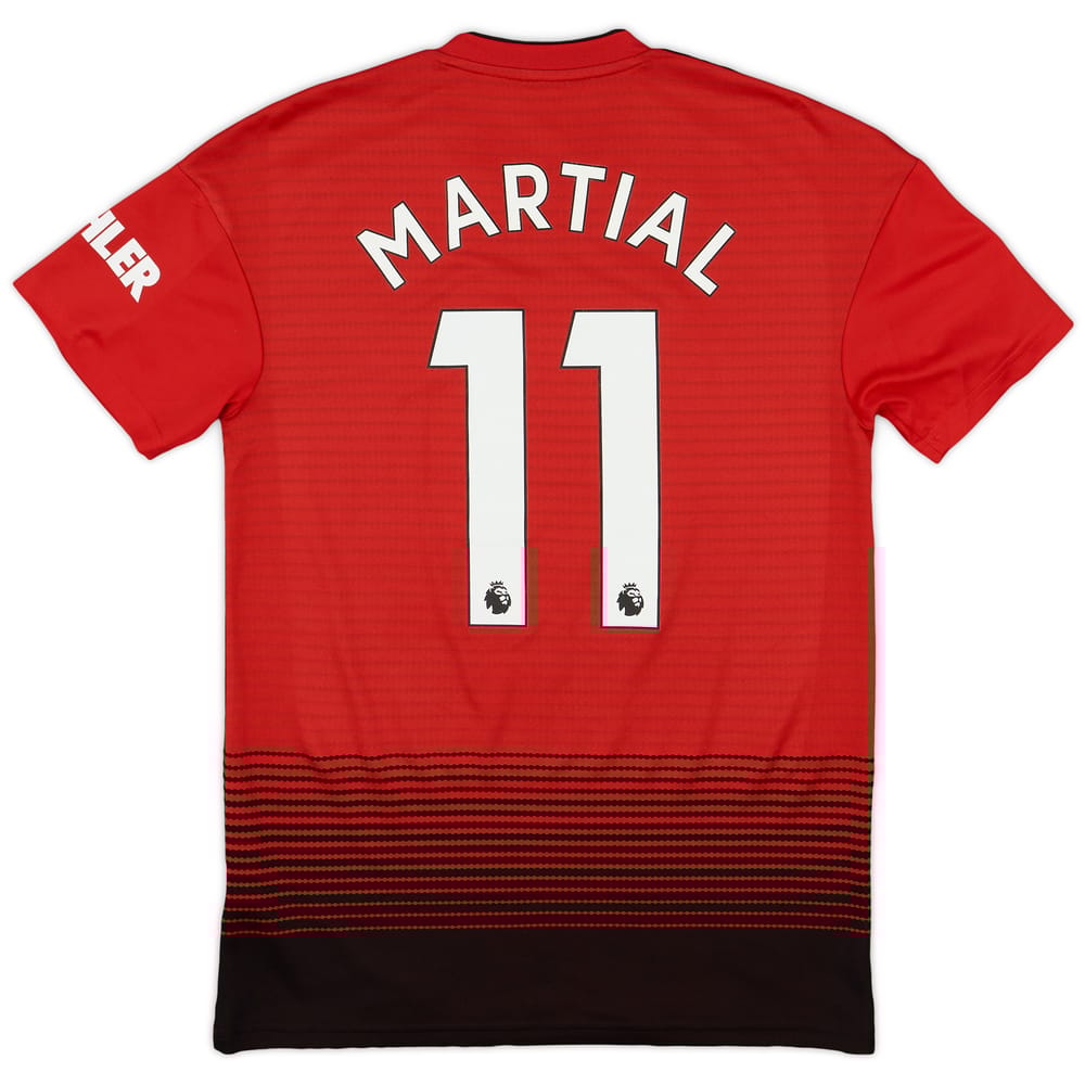 2018-19 Manchester United Home Shirt Martial #11 - 9/10 - (S)