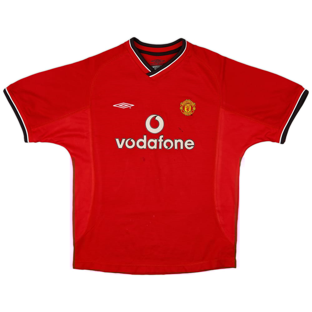 2000-02 Manchester United Home Shirt - 6/10 - (L.Boys)