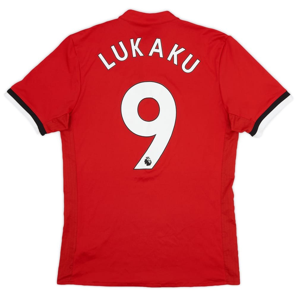 2017-18 Manchester United Home Shirt Lukaku #9 - 7/10 - (S)