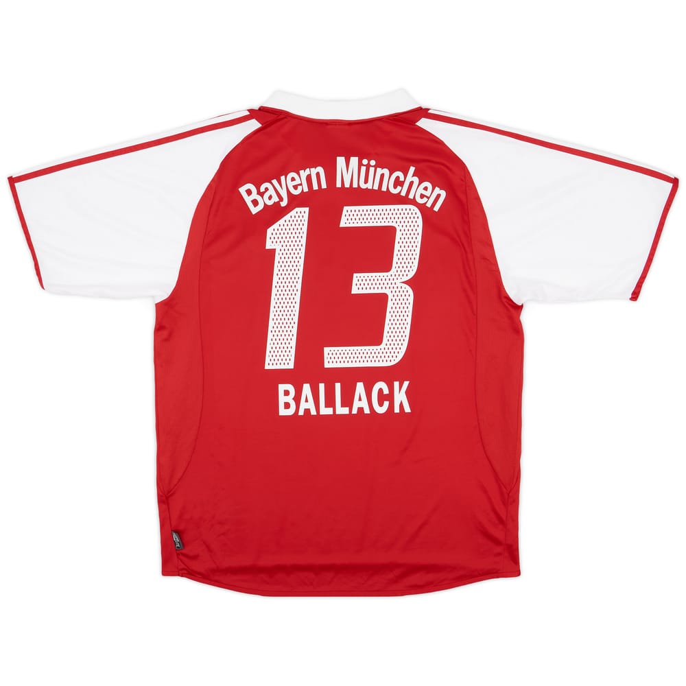 2004-05 Bayern Munich Home Shirt Ballack #13 - 9/10 - (L)