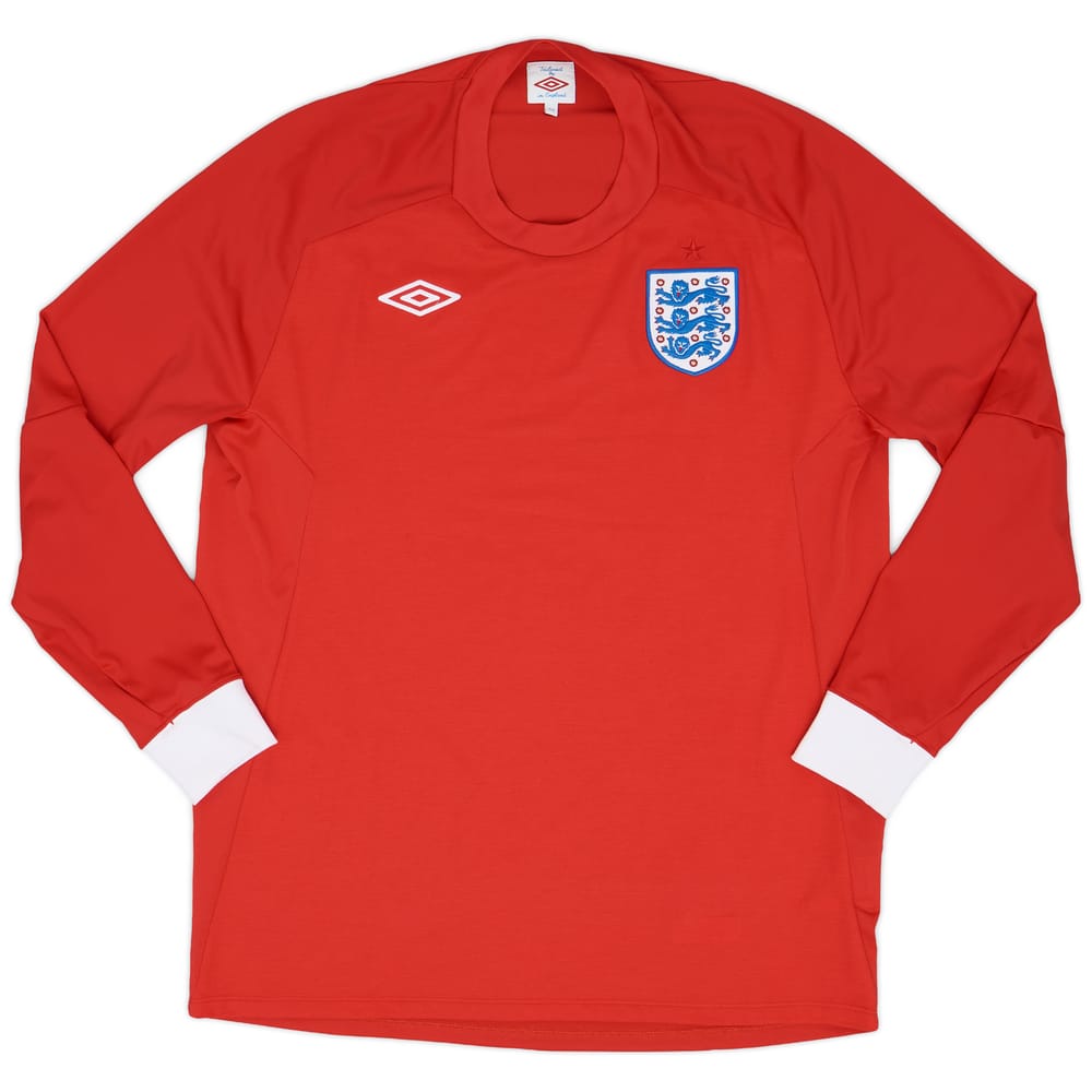 2010-11 England Away L/S Shirt - 9/10 - (L)