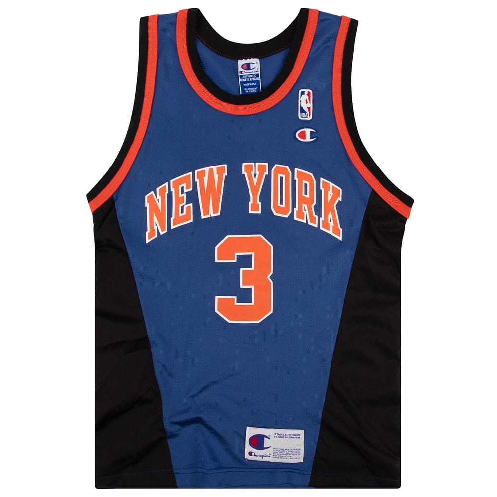 1997-98 New York Knicks Starks #3 Champion Jersey (Away) M