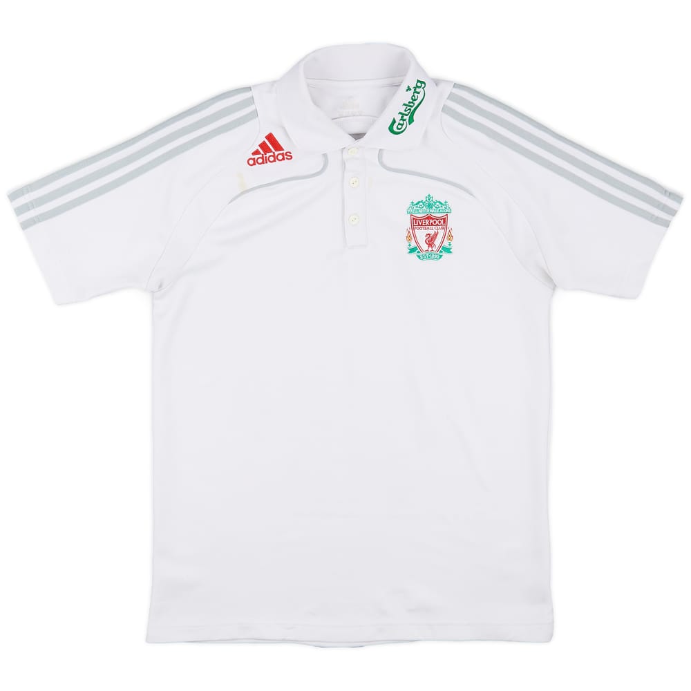 2008-09 Liverpool adidas Polo Shirt - 6/10 - (M)