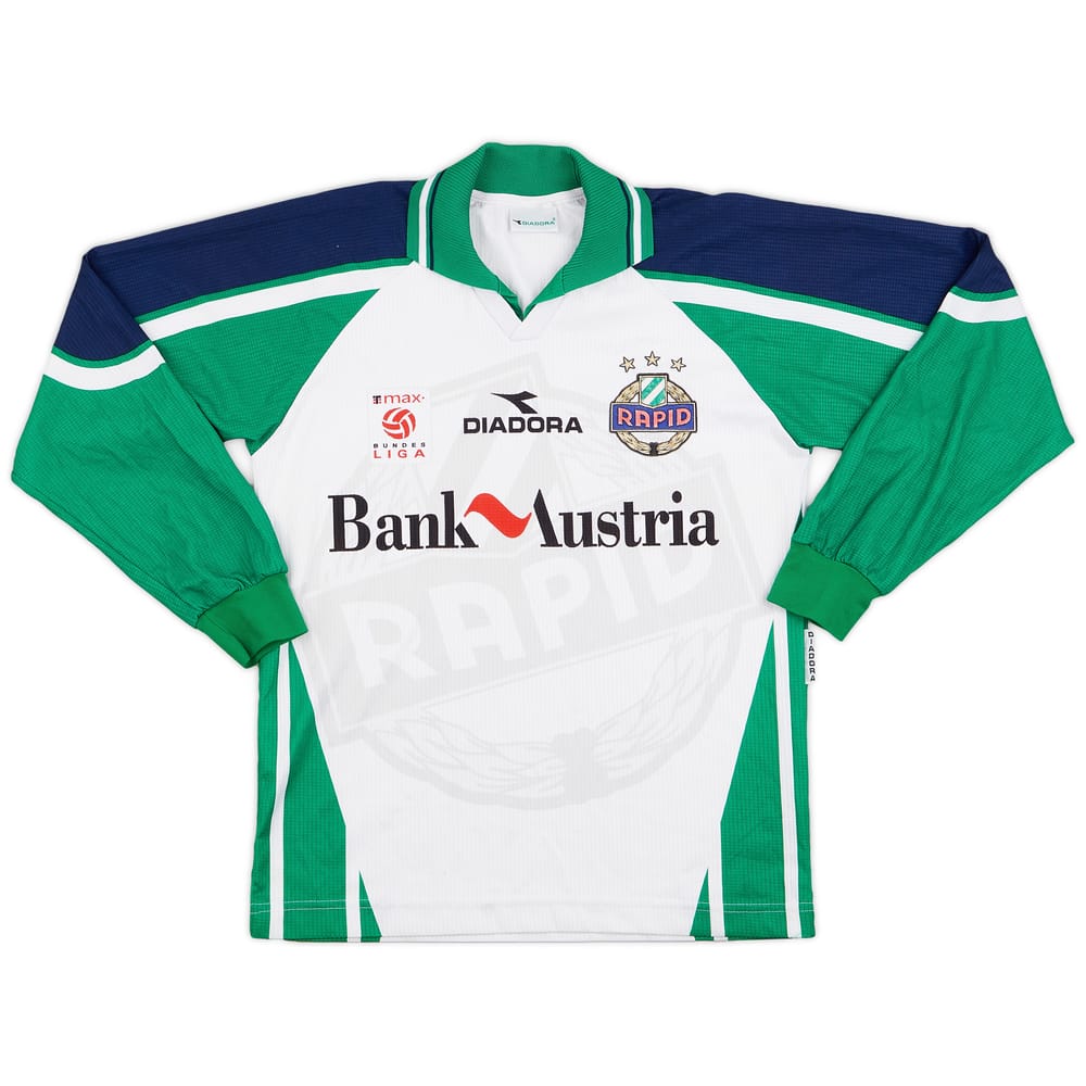 1998-99 Rapid Vienna Home L/S Shirt - 9/10 - (S)