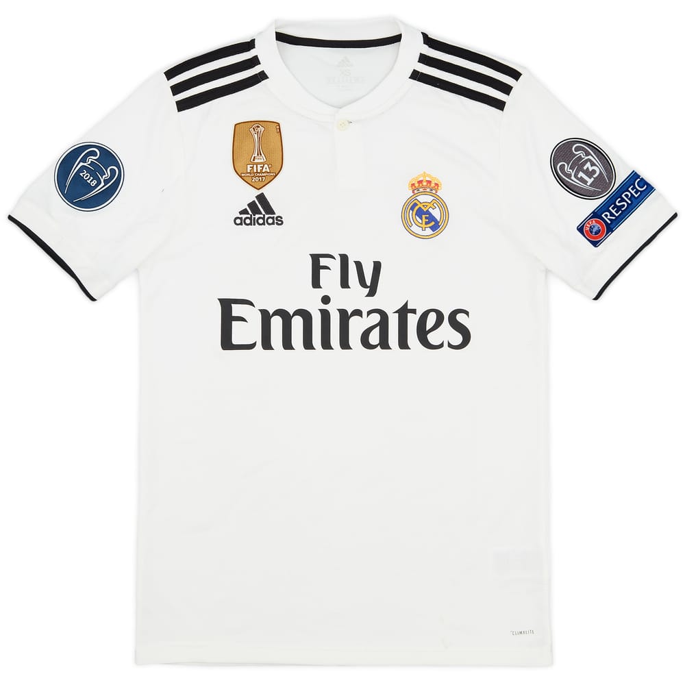 2018-19 Real Madrid Home Shirt - 8/10 - (XS)
