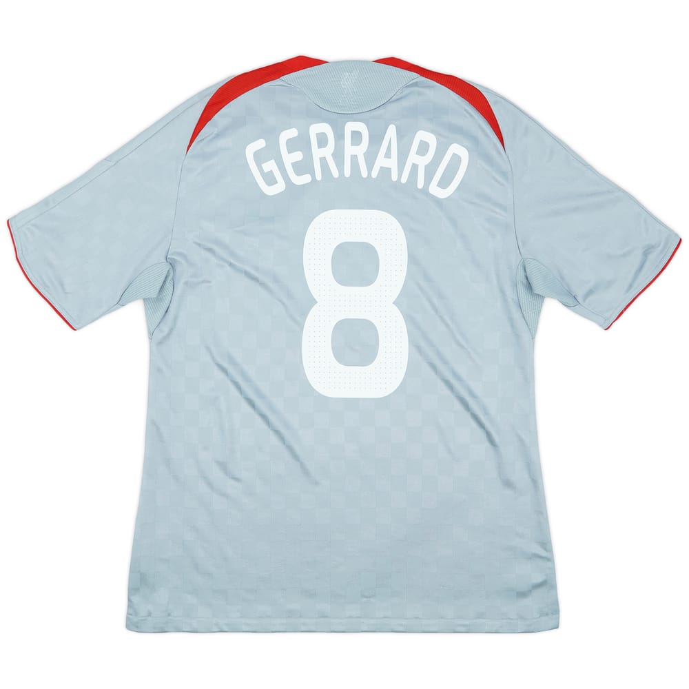 2008-09 Liverpool Away Shirt Gerrard #8 - 5/10 - (L)