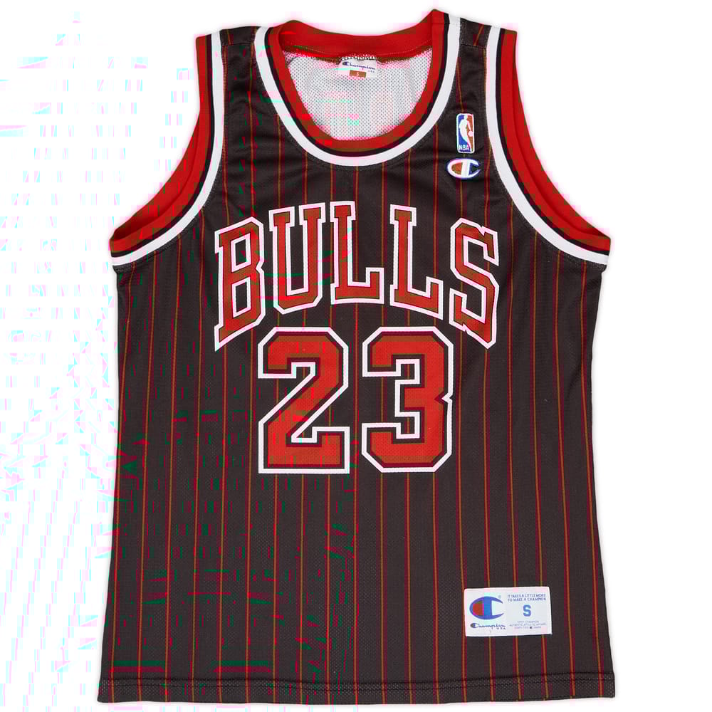 1995-97 Chicago Bulls Jordan #23 Champion Alternate Jersey - 9/10 - (S)