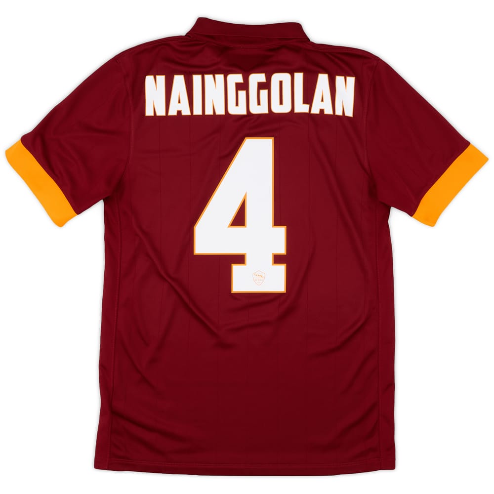 2014-15 Roma Home Shirt Nainggolan #4 - 8/10 - (S)