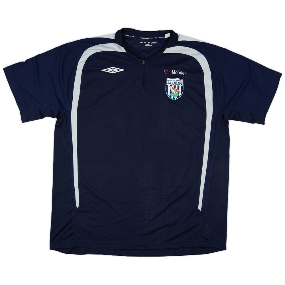 2007-08 West Brom Umbro 1/4 Zip Polo Shirt - 8/10 - (XL)