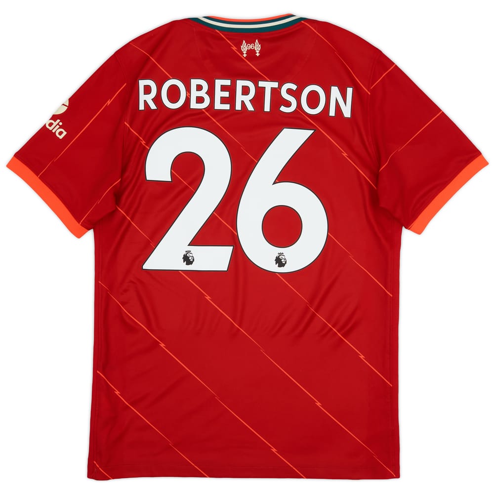 2021-22 Liverpool Home Shirt Robertson #26 (M)