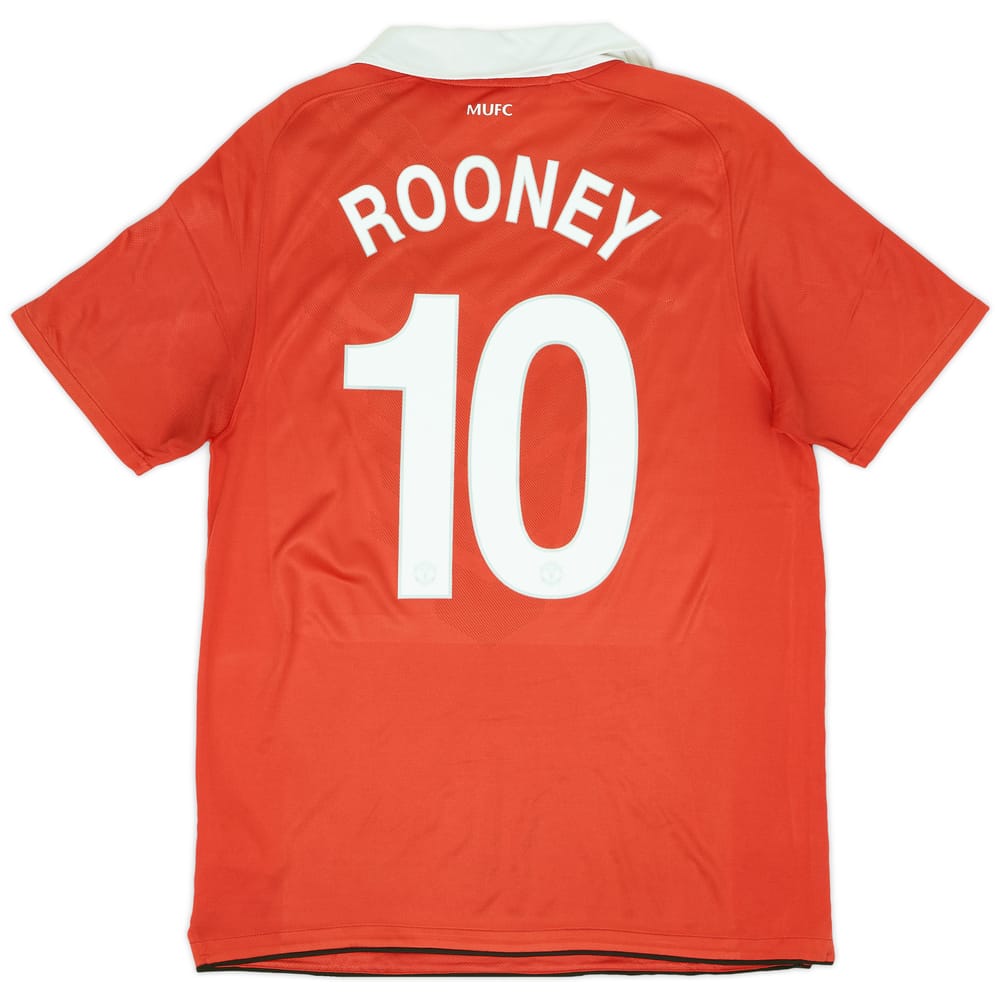 2010-11 Manchester United Home Shirt Rooney #10 - 6/10 - (M)