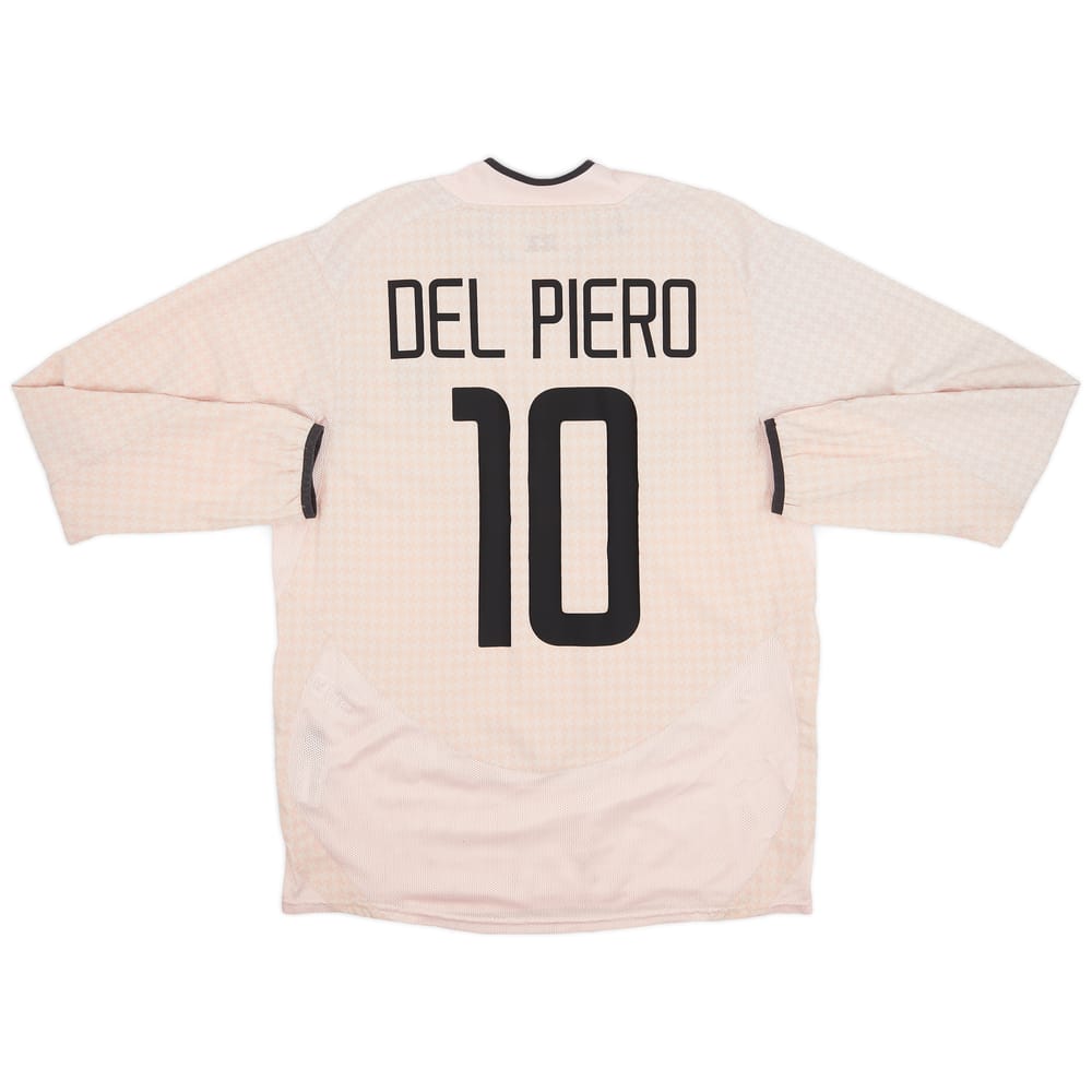 2003-04 Juventus Away L/S Shirt Del Piero #10 - 6/10 - (M)
