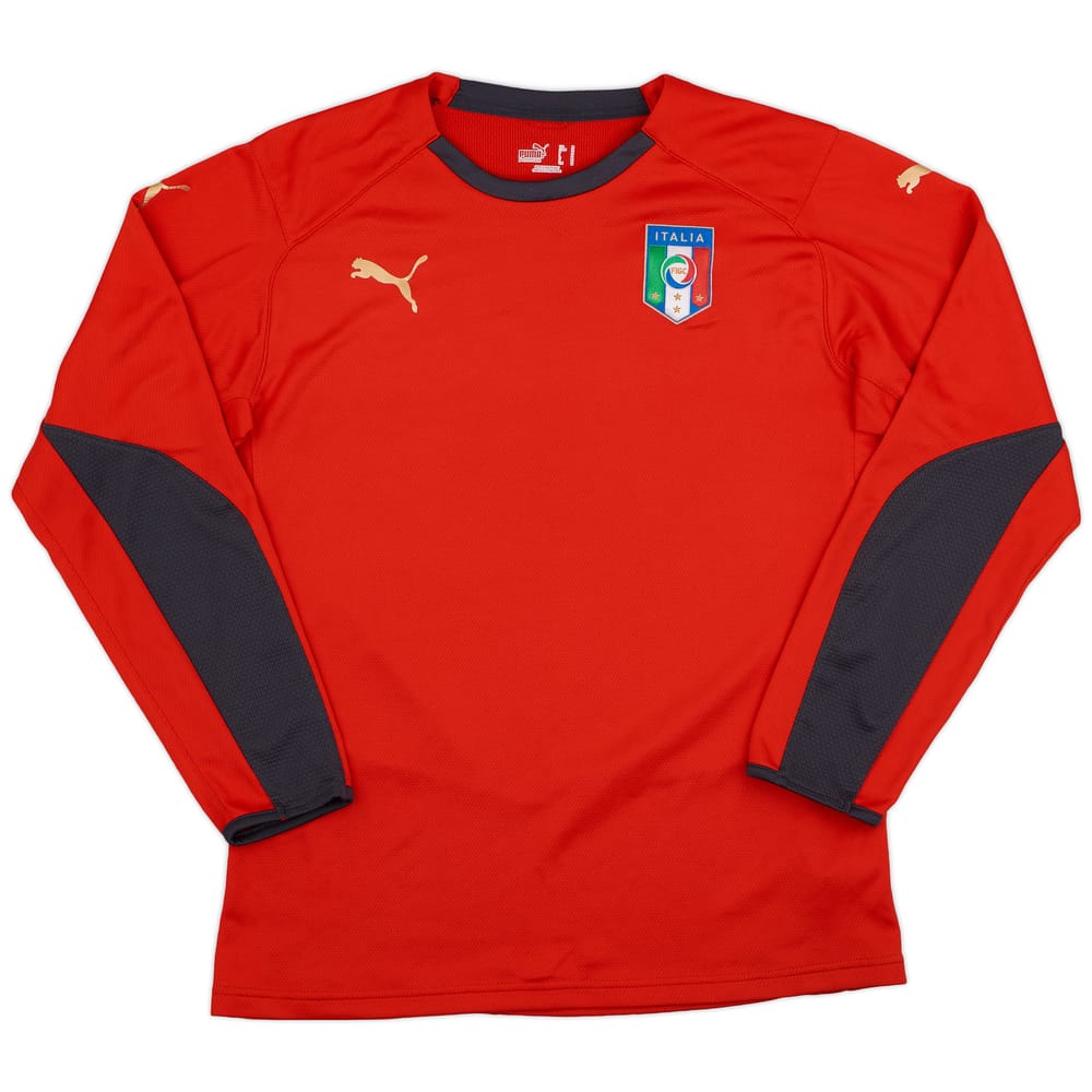 2008-09 Italy Red GK Shirt - 8/10 - (M)