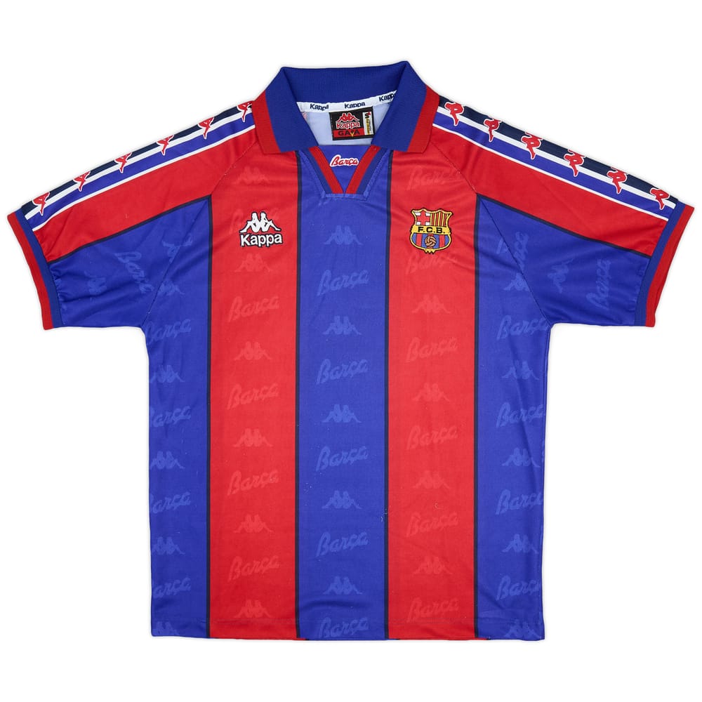 1995-97 Barcelona Home Shirt - 8/10 - (S)