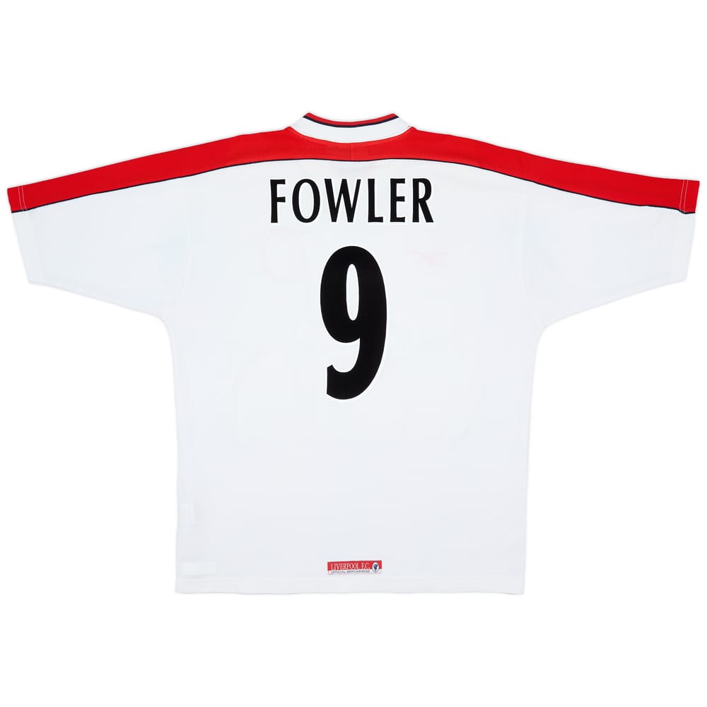 1998-99 Liverpool Away Shirt Fowler #9 - 8/10 - (L)