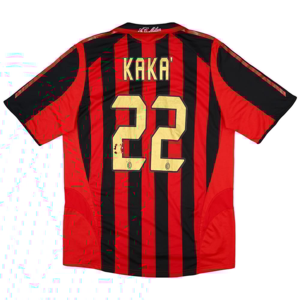 2005-06 AC Milan Home Shirt Kaka #22 - 5/10 - (L)
