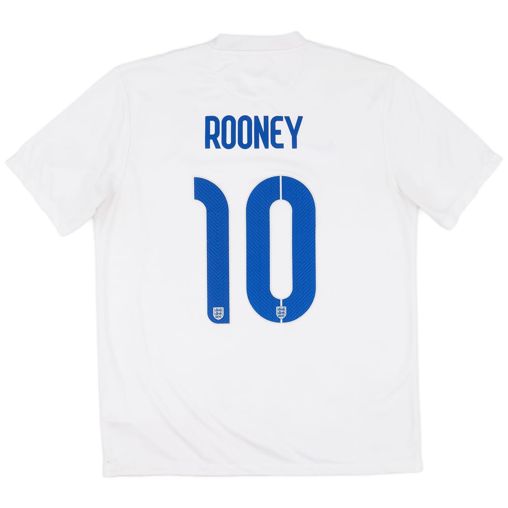 2014-15 England Home Shirt Rooney #10 - 6/10 - (L)
