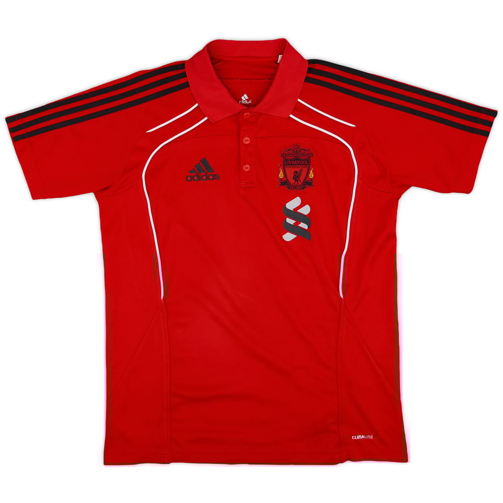 2010-11 Liverpool adidas Polo Shirt - 8/10 - (L)