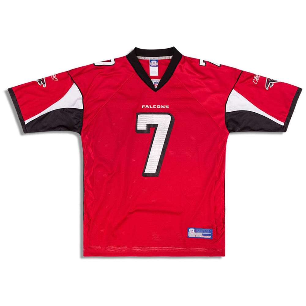 2003-04 Atlanta Falcons Vick #7 Reebok On Field Jersey (Alternate) Y
