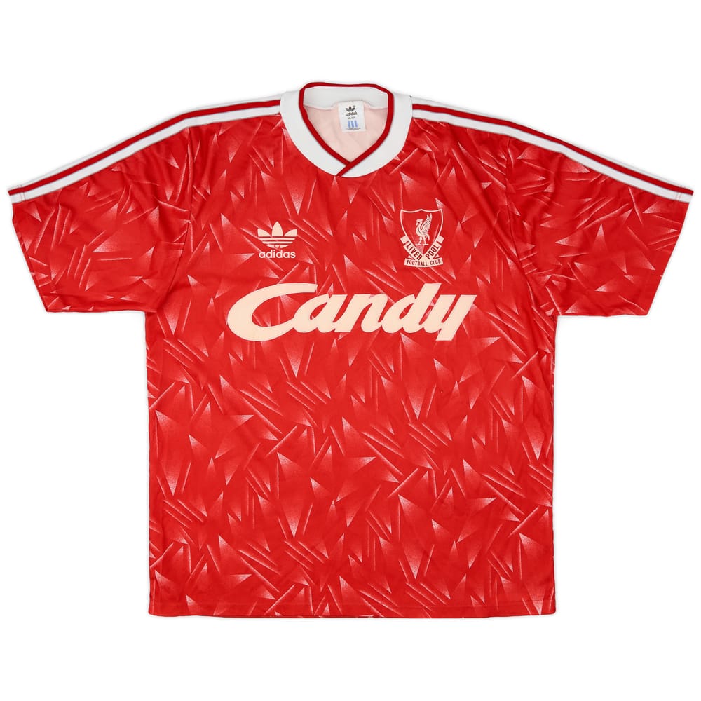 1989-91 Liverpool Home Shirt - 7/10 - (M/L)