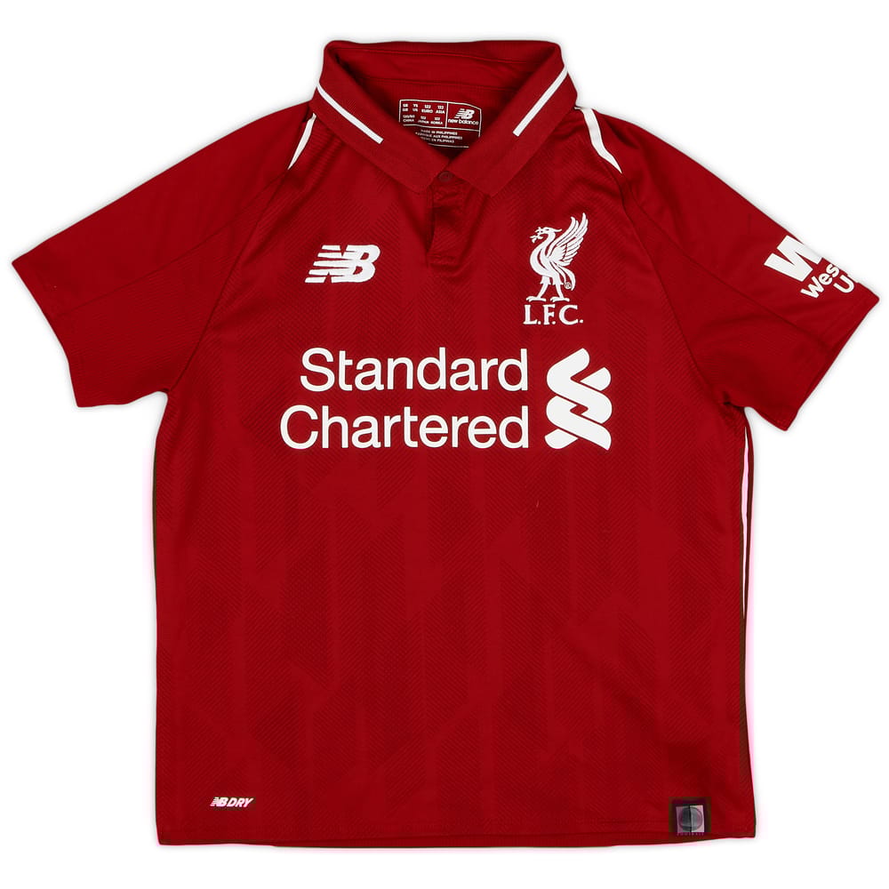 2018-19 Liverpool Home Shirt - 7/10 - (S.Boys)