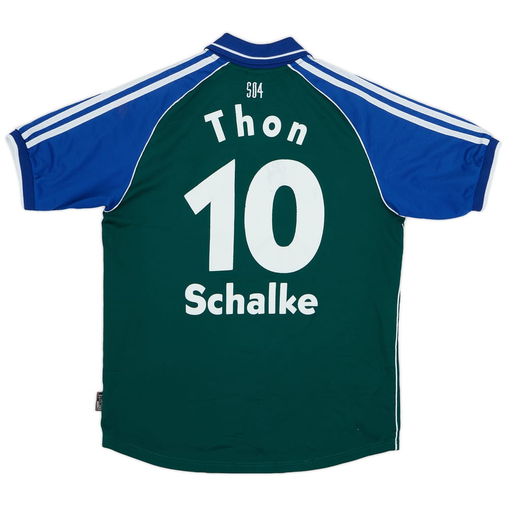 1999-00 Schalke Away Shirt Thon #10 - 8/10 - (L.Boys)